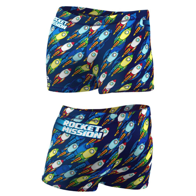 TURBO Boxer Rockets - 73023116 Mens Swim Trunks / Shorts