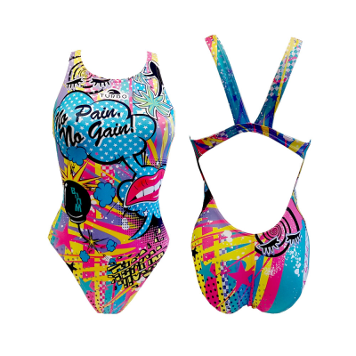 TURBO SWIMMING WOMEN SUITS CRAZY COMIC