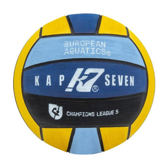KAP7 - CHAMPIONS LEAGUE Mens Water Polo Ball - Size 5 - Multicoloured