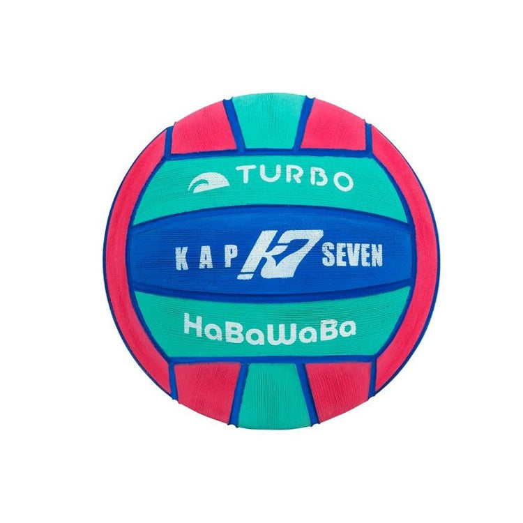 TURBO & KAP7 - Kids HaBaWaBa 25 Water Polo Ball - Size 3 - Multicoloured