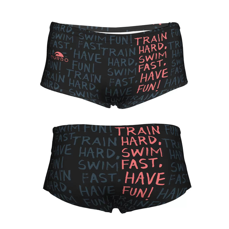 TURBO Train Hard Swim Fast - 7955617-0009 - Mens Aquashorts - Swimming