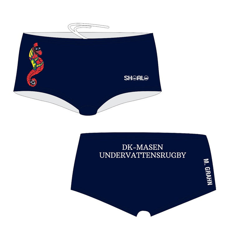SHOALO Customised - DK Masen UWR Mens Aquashorts (M25) + NAME (Various Colours)