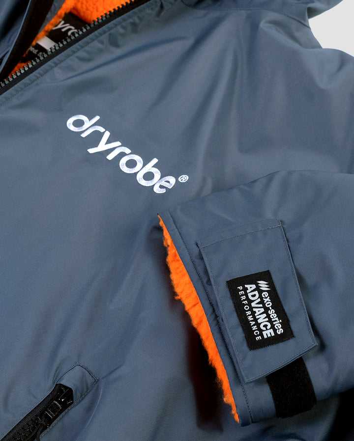 Dryrobe® Dark Grey Orange Advance Changing Robe