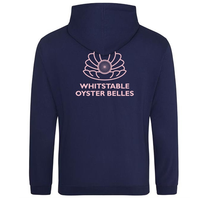 SHOALO Customised - Whitstable Oyster Belles Unisex Hoody / Hoodie (no zip) - various colours