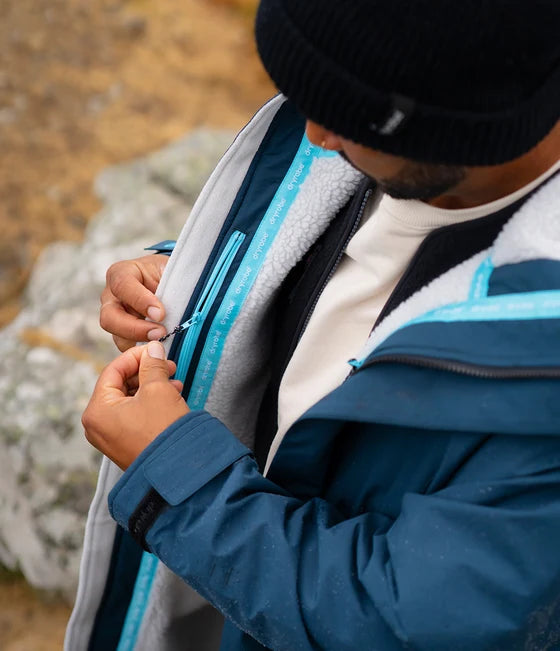 Dryrobe® Deep Sea Blue Waterproof Parka