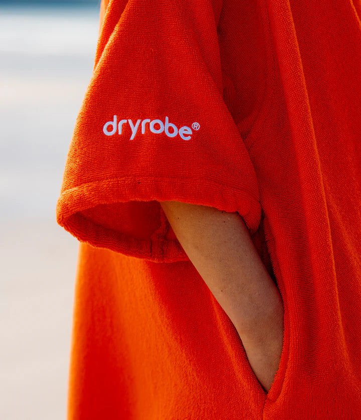 Dryrobe® Orange Organic Towel Changing Robe