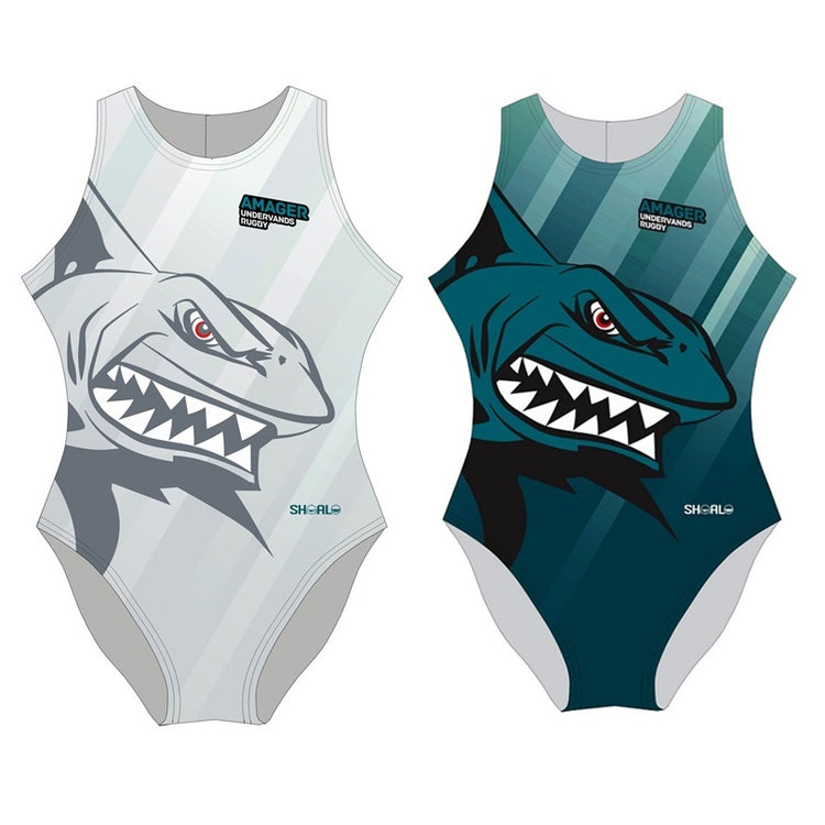 SHOALO Customised - Amager UWR Womens Water Polo Suits + NAME + NUMBER