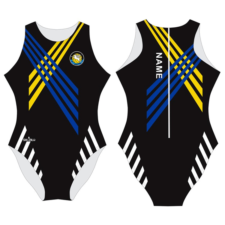 SHOALO Customised - Hucknall Womens Water Polo Suits + NAME