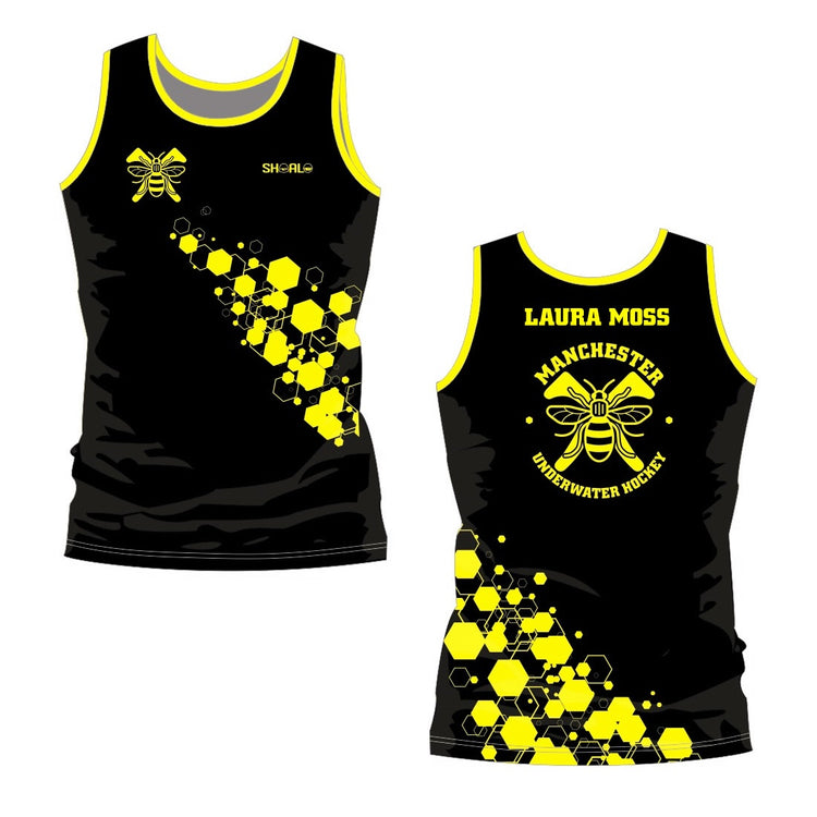 SHOALO Customised - Manchester UWH Unisex (VV) Vest / Singlet + NAME