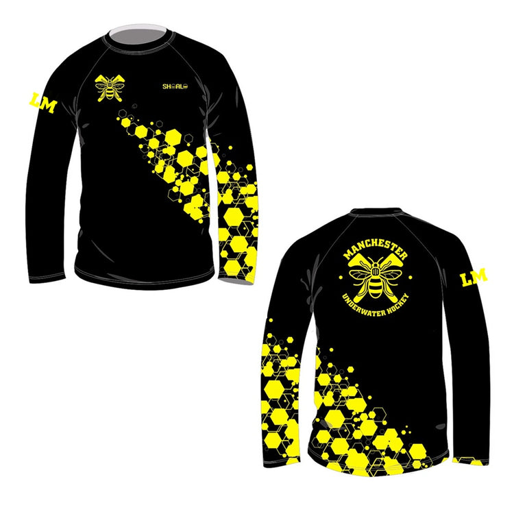 SHOALO Customised - Manchester UWH Unisex Long Sleeve Shirt + INITIALS