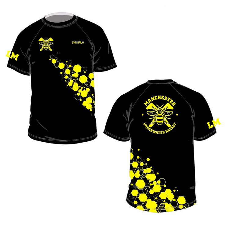 SHOALO Customised - Manchester UWH Unisex MESH T-Shirt + INITIALS