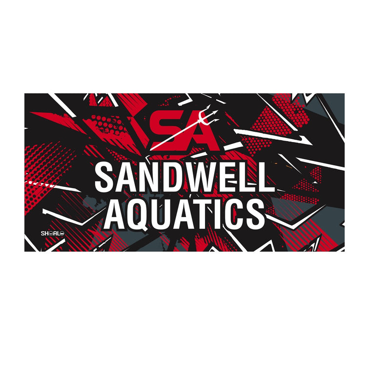 SHOALO Customised - SHOALO Customised - Sandwell Aquatics Beach Towel + NAME