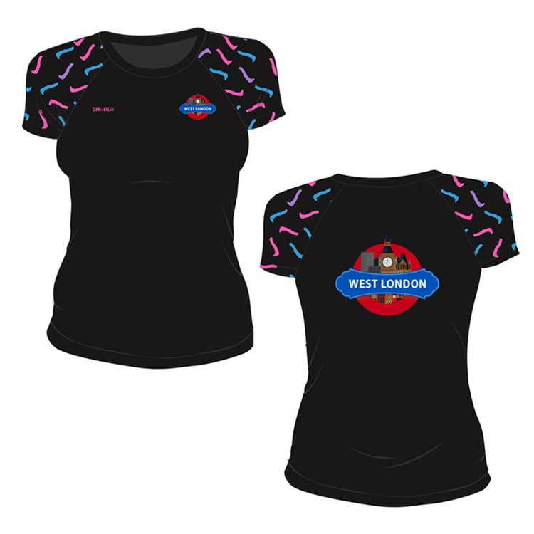 SHOALO Customised - West London MESH Sublimation Womens T-Shirt