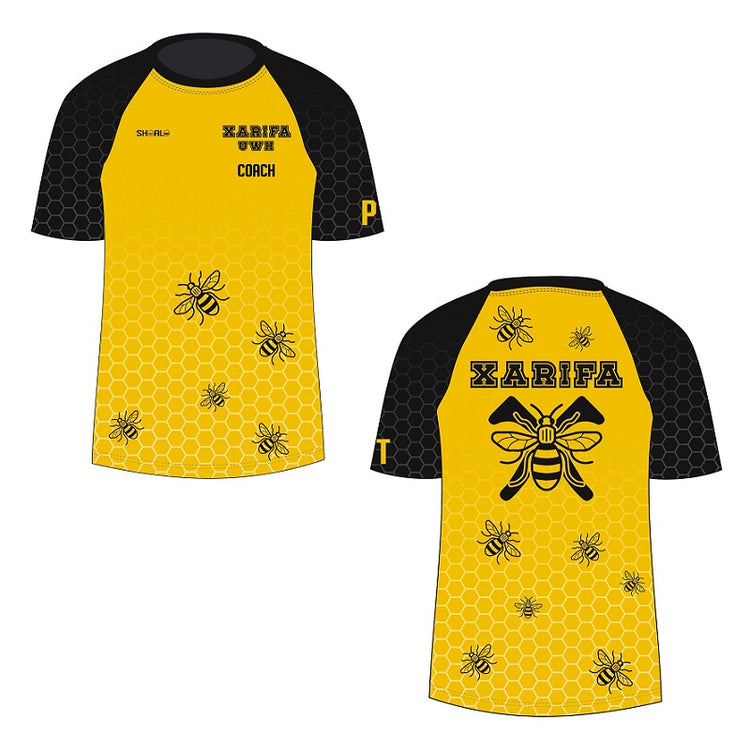 SHOALO Customised - Xarifa Unisex MESH T-Shirt + COACH + INITIALS