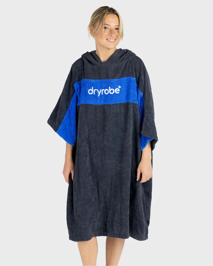Dryrobe® REWORK - Navy Royal Blue Organic Towel Changing Robe