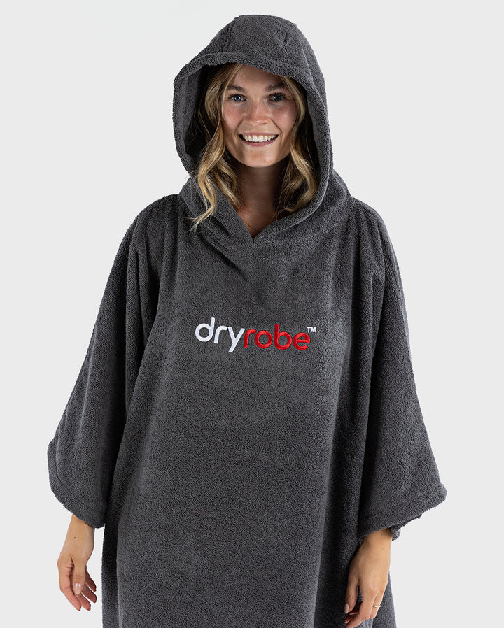 Dryrobe® Slate Grey Organic Towel Changing Robe