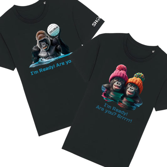 SHOALO - Are You Ready? Premium Organic Cotton Unisex T-Shirt - 2 PACK