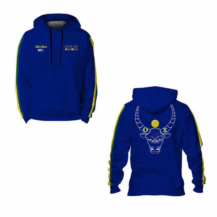 SHOALO Customised - City of Oxford Unisex Hoody / Hoodie (no zip) ALL OVER PRINT - POLYESTER + NAME