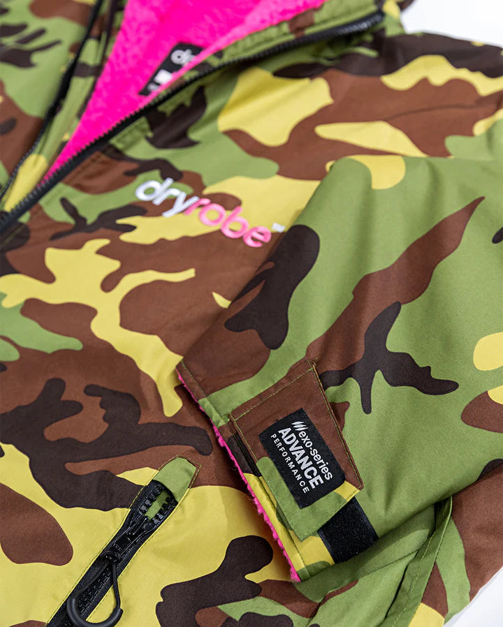 Dryrobe® Camo Pink Advance Changing Robe