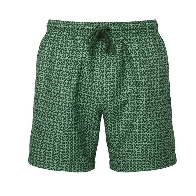 SHOALO Green Slot - Mens Swimming / Beach Shorts