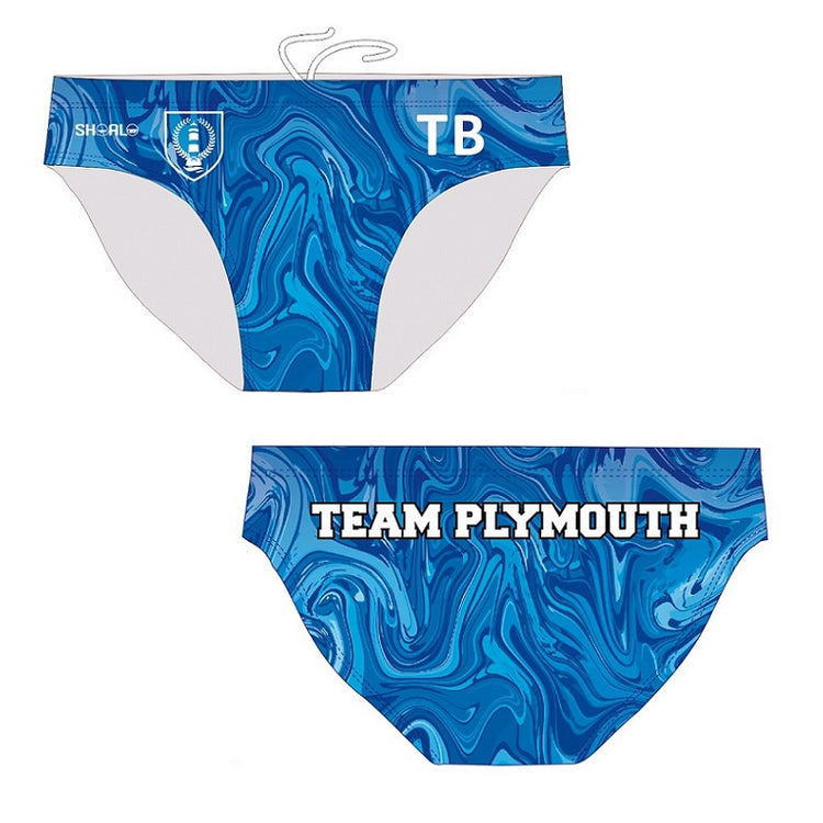 SHOALO Customised - Plymouth University Mens Water Polo Suits + INITIALS