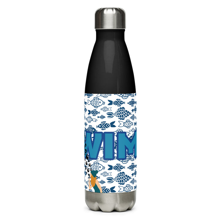 SHOALO Open Water Swimmer - Stainless Steel Water Bottle (500ml)