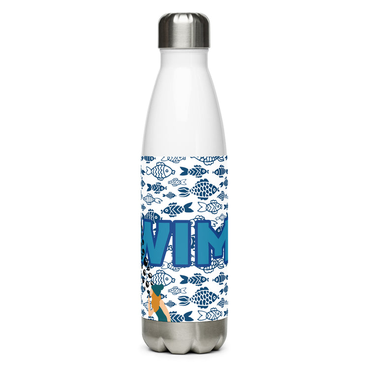 SHOALO Open Water Swimmer - Stainless Steel Water Bottle (500ml)