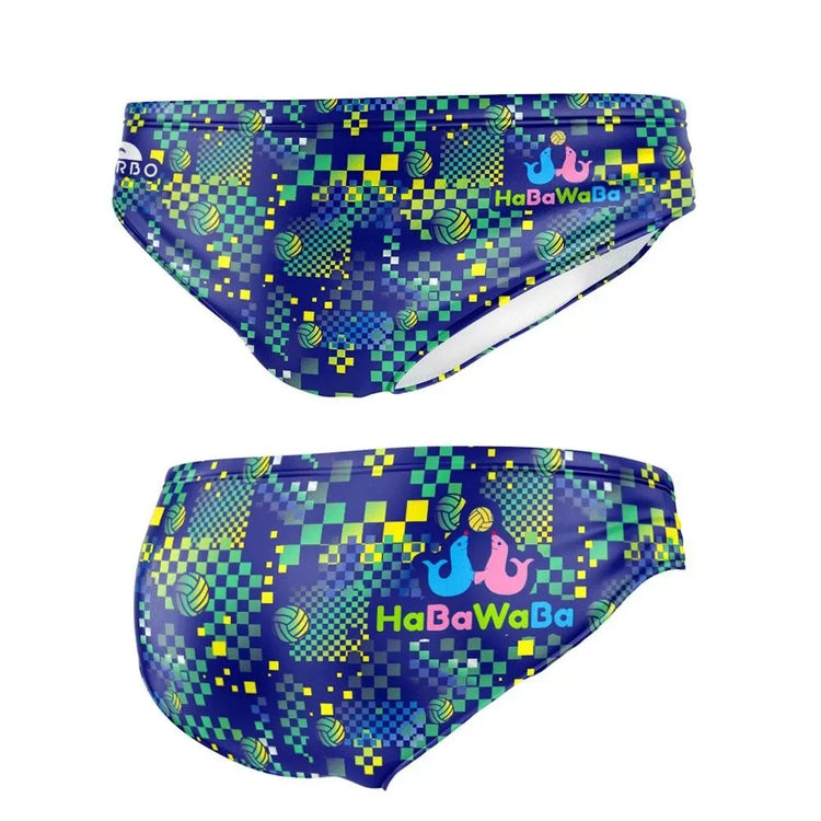 TURBO Haba Waba Squares 2023 - 731627 - Mens Suit - Water Polo