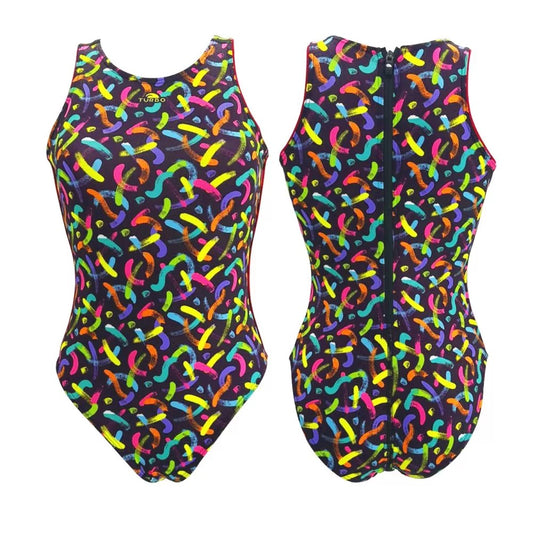 TURBO Loud Lines - 832222 - Womens Water Polo Suits / Costume