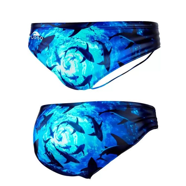 TURBO Shoal of Sharks - 732462 - Mens Suit - Water Polo Swimming Trunks