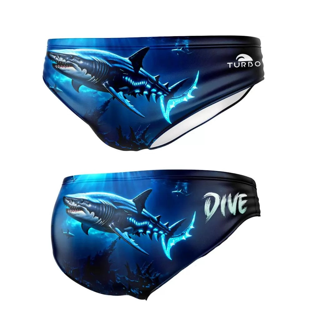 TURBO Shark Dive 731662 Mens Suit Water Polo