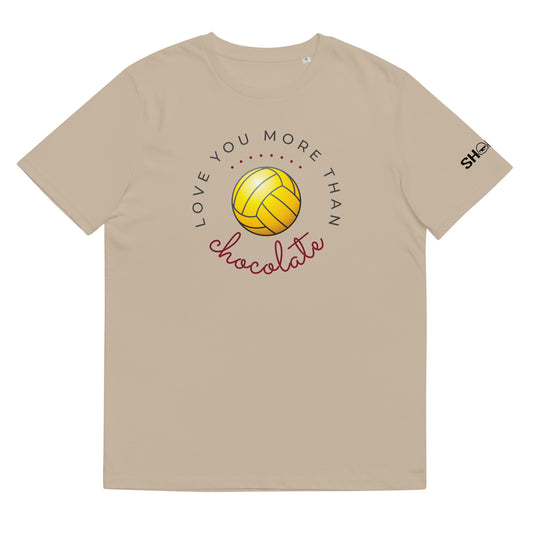 SHOALO Love You More Than Chocolate - Organic Cotton Men's T-Shirt (Various Colours)