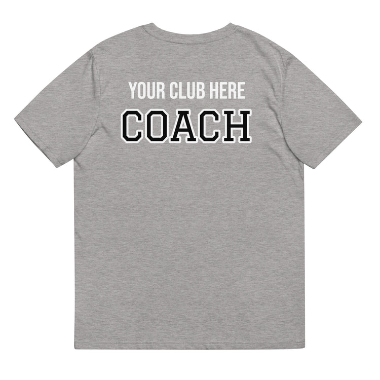 SHOALO Coach - Organic Cotton Men's T-Shirt - CUSTOMISE ME! Various Colours