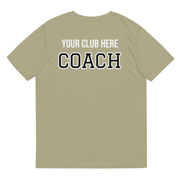 SHOALO Coach - Organic Cotton Men's T-Shirt - CUSTOMISE ME! Various Colours