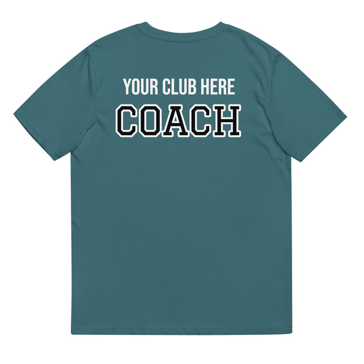 SHOALO Coach - Organic Cotton Men's T-Shirt - CUSTOMISE ME! Various Colours