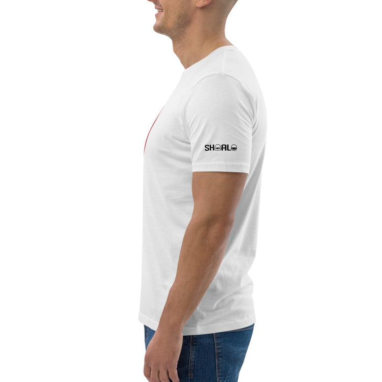 SHOALO England Themed Water Polo Crest - Organic Cotton Men's T-Shirt