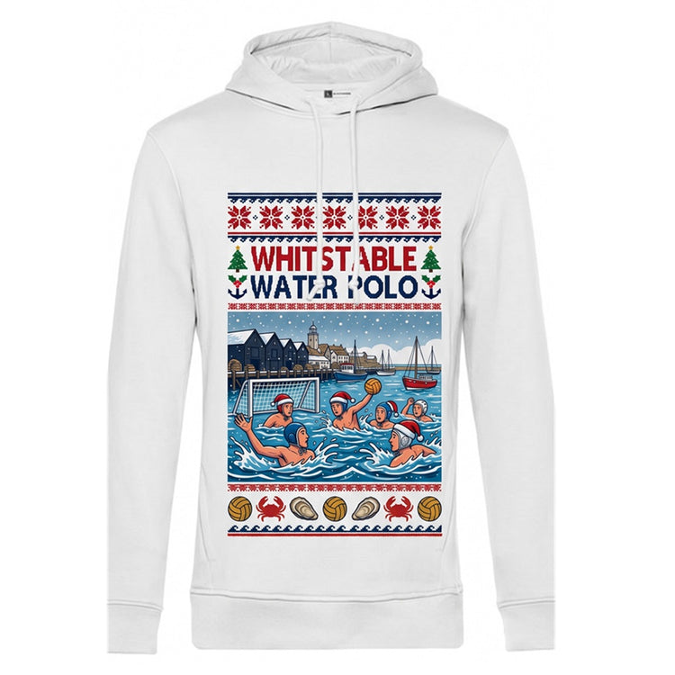 SHOALO Water Polo By The Sea - PERSONALISED Christmas Hoody / Hoodie