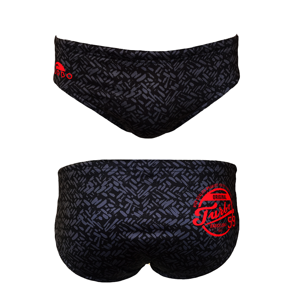 TURBO Plain Colour - 731004-0009 - Mens Suit - Water Polo