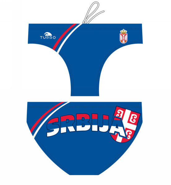 TURBO Official Serbia 79931-0007 Mens Suit Water Polo