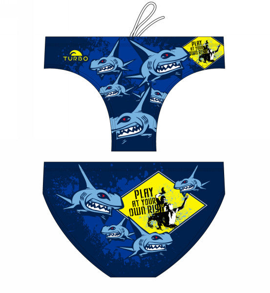 TURBO Play At Your Own Risk - 79932-0007 - Mens Suit - Water Polo