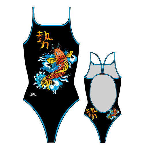 TURBO - 830010-0009 - Thin Strap Womens Swimsuit / Swimwear / Costume - Swimming