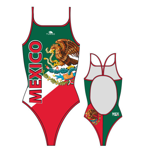 TURBO - 8300262-0099 - Thin Strap Womens Swimsuit / Swimwear / Costume - Swimming
