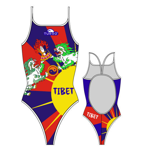 TURBO - 893792-0099 - Thin Strap Womens Swimsuit / Swimwear / Costume - Swimming