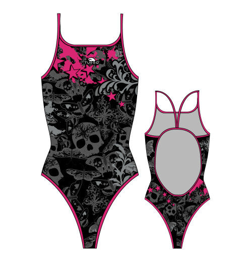 TURBO - 895082_0009 - Thin Strap Womens Swimsuit / Swimwear / Costume - Swimming