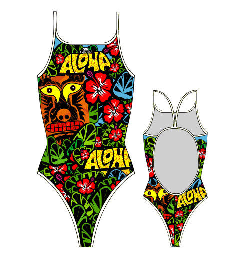 TURBO England / GB - 898832-0807 - Thin Strap Womens Swimsuit / Swimwear /  Costume - Swimming