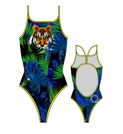 TURBO - 896542-0099 - Thin Strap Womens Swimsuit / Swimwear / Costume - Swimming