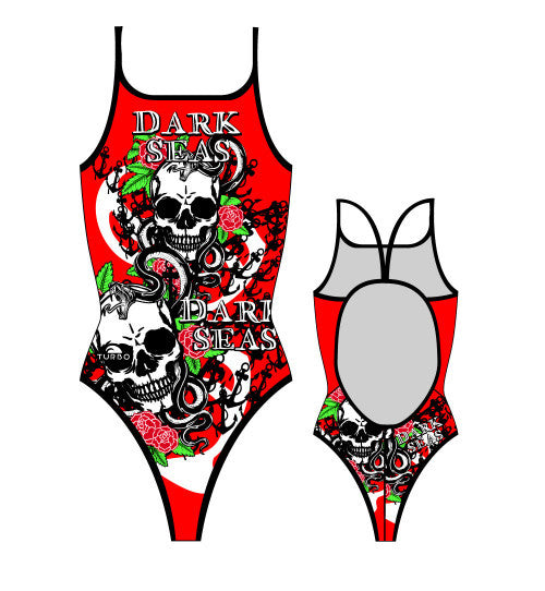 TURBO - 898422-0008 - Thin Strap Womens Swimsuit / Swimwear / Costume - Swimming