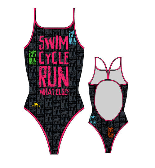 TURBO - 898502-0009 - Thin Strap Womens Swimsuit / Swimwear / Costume - Swimming