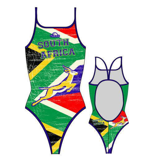 TURBO - 898612-0099 - Thin Strap Womens Swimsuit / Swimwear / Costume - Swimming