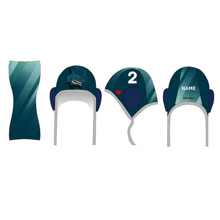 SHOALO Customised - Amager UWR Water Polo Caps + NAME